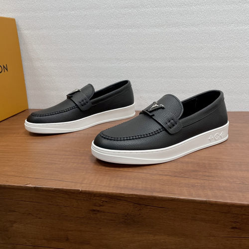 Louis Vuitton LV Resort Suede Loafers With Rubber Outsole