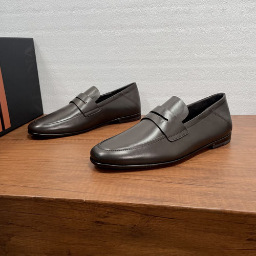 Zegna Convertible Calfskin Loafers Handcrafted Comfort