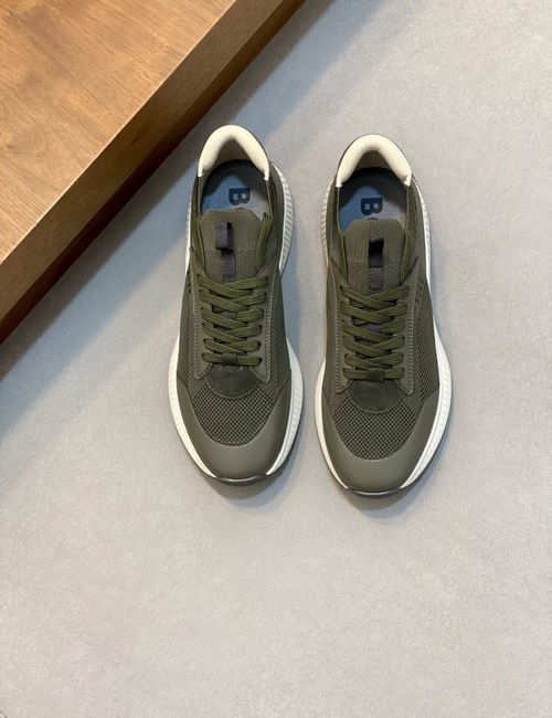 Hugo Boss Breathable Lace-Up Knit Casual Sneakers