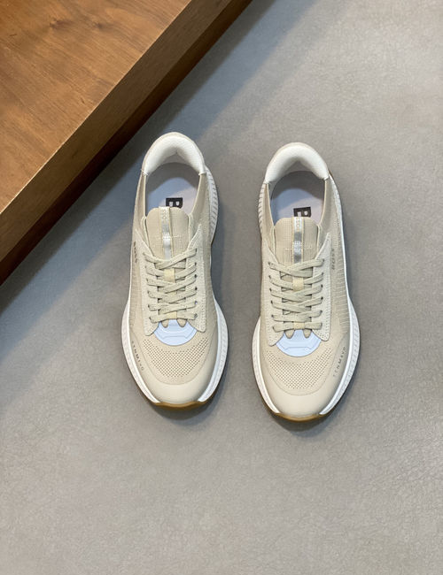 Hugo Boss Ttnm Evo Knit Leather Sneakers