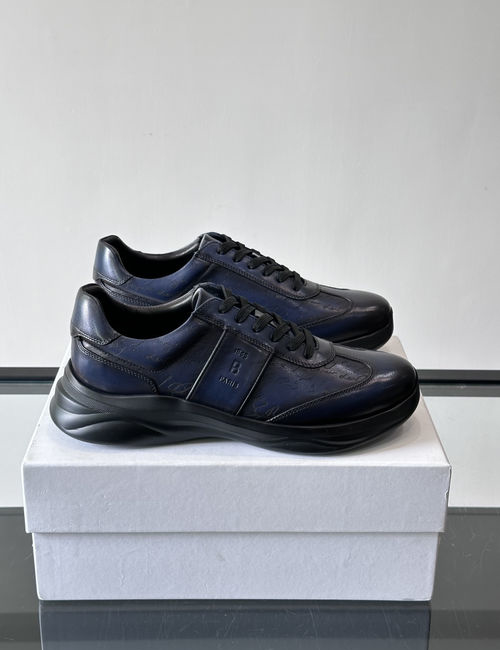 Berluti Leather Upper Casual Sneakers