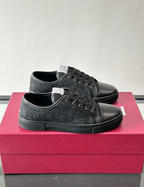 Gucci GG Embossed Leather Sneakers
