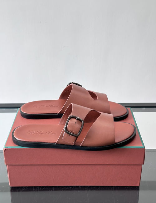 Loro Piana LP Genuine Leather Non-Slip Casual Sandals