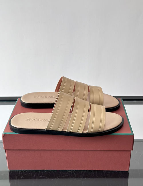 Loro Piana LP Genuine Leather Non-Slip Casual Sandals