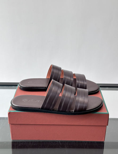 Loro Piana LP Genuine Leather Non-Slip Casual Sandals