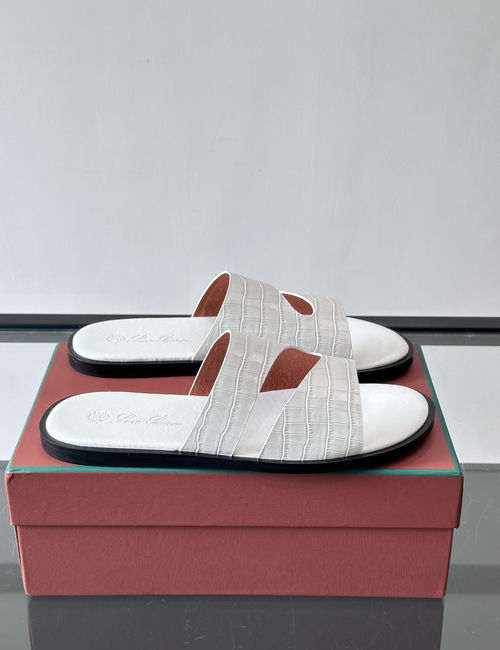 Loro Piana LP Genuine Leather Non-Slip Casual Sandals