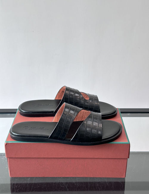 Loro Piana LP Genuine Leather Non-Slip Casual Sandals
