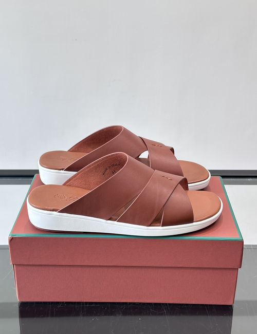 Loro Piana LP Cowhide Leather Sandals