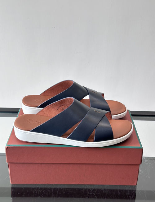 Loro Piana LP Cowhide Leather Sandals