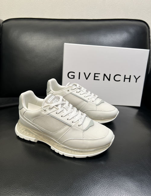 Givenchy Premium Leather Mesh Casual Sneakers
