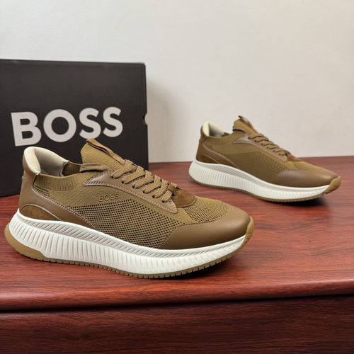 Hugo Boss Lightweight Knitted Running Shoes With Full Set