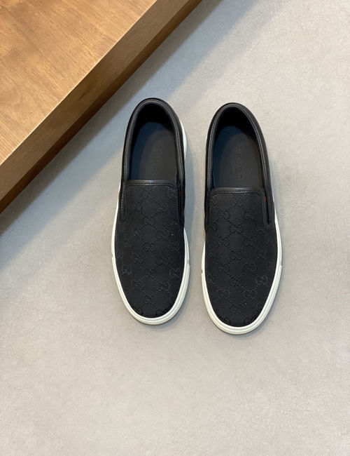 Gucci Nappa Leather Casual Skate Shoes