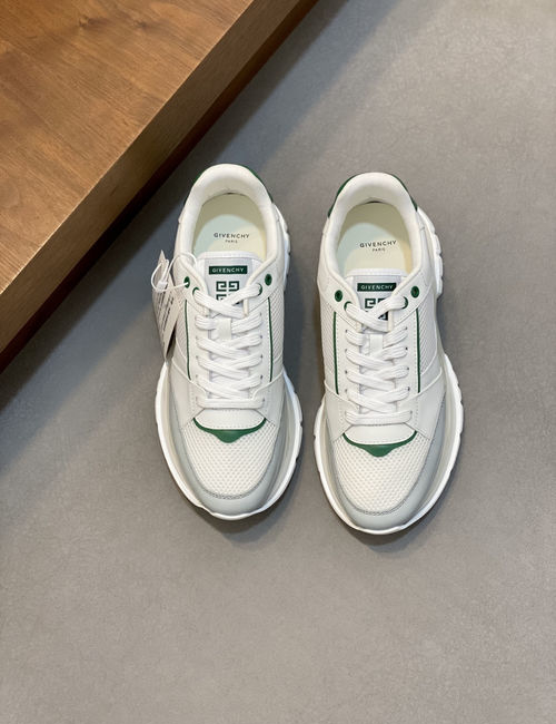 Givenchy Breathable Leather Platform Sneakers