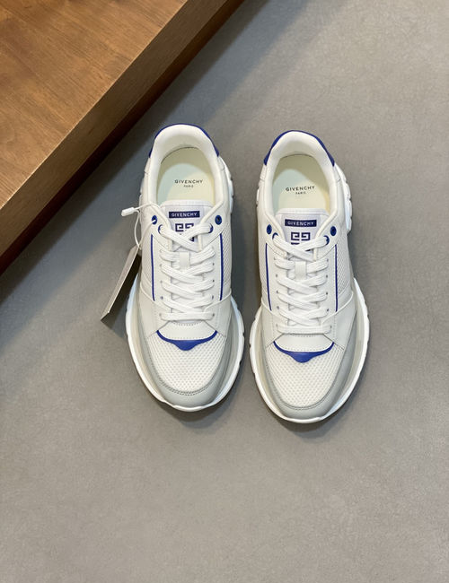Givenchy Breathable Leather Platform Sneakers