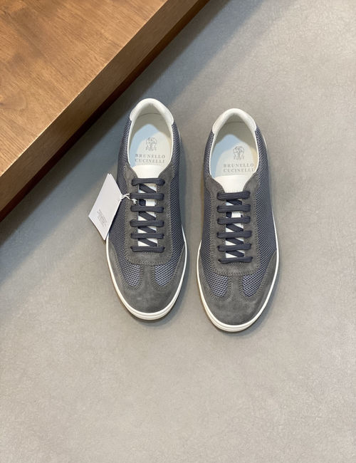 Brunello Cucinelli BC Cashmere Suede Upper Breathable Shoes