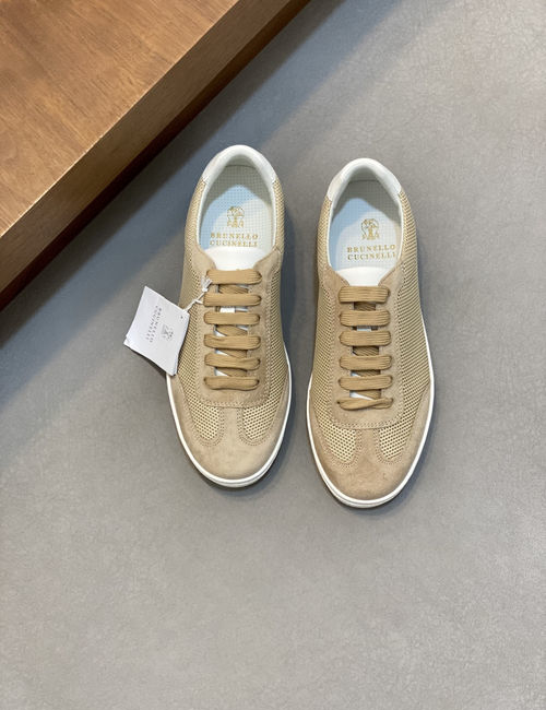 Brunello Cucinelli BC Cashmere Suede Upper Breathable Shoes