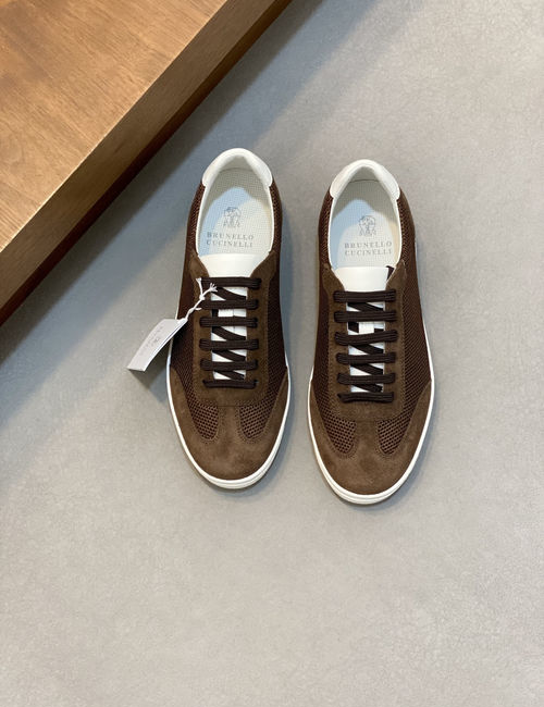 Brunello Cucinelli BC Cashmere Suede Upper Breathable Shoes