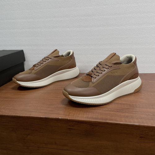 Hugo Boss Knitted Upper Sport Shoes With Embroidered Logo