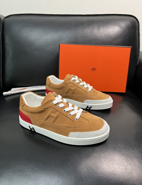 Hermes Genuine Leather Casual Comfortable Shoes