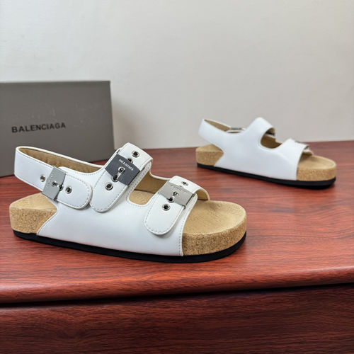 Balenciaga Collaboration Strap Sandals With Ergonomic Sole