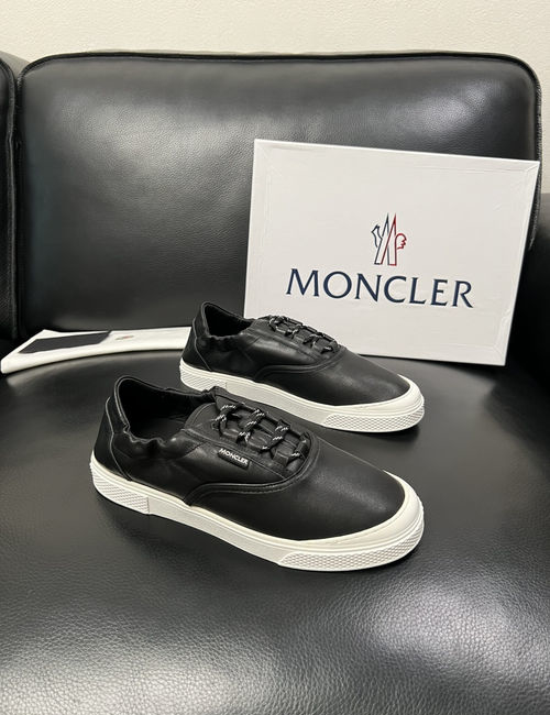 Moncler Stitched Sneakers With Cowhide Lining
