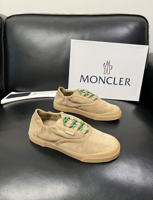 Moncler Stitched Sneakers With Cowhide Lining
