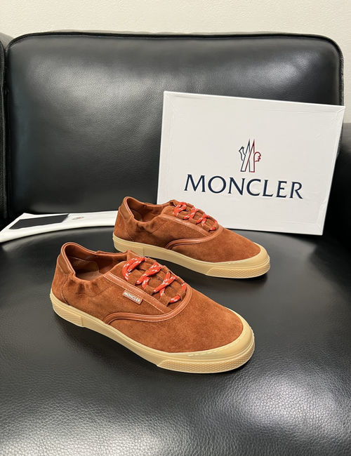 Moncler Stitched Sneakers With Cowhide Lining