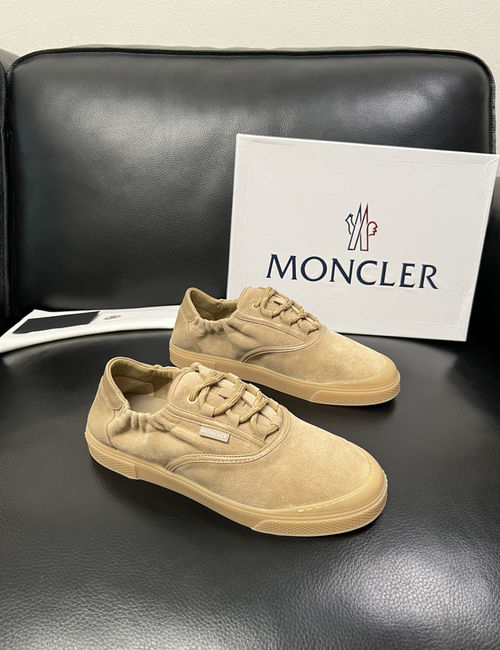 Moncler Stitched Sneakers With Cowhide Lining