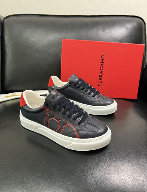 Ferragamo Premium Leather Casual Shoes