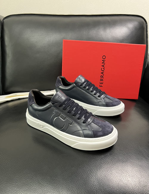 Ferragamo Premium Leather Casual Shoes