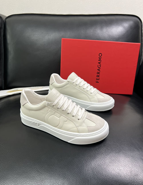 Ferragamo Premium Leather Casual Shoes