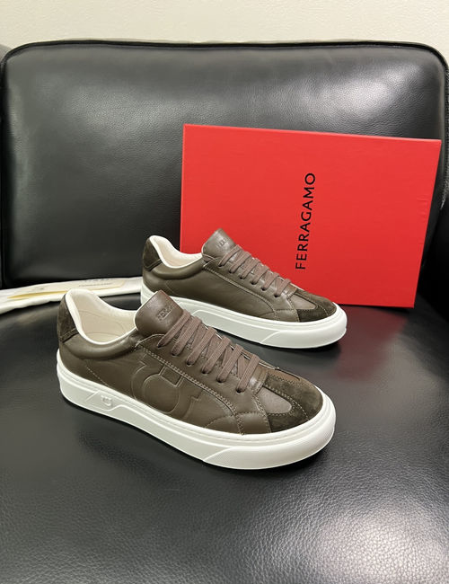 Ferragamo Premium Leather Casual Shoes