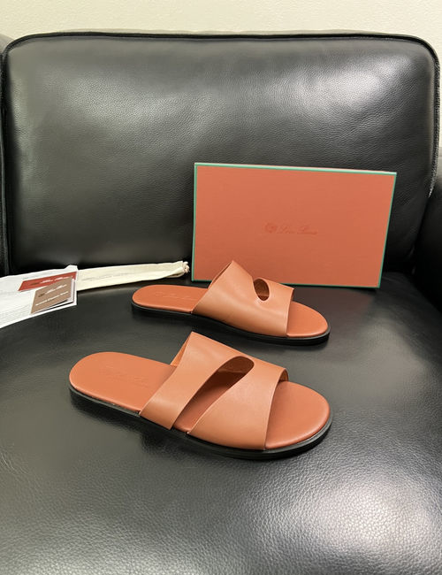 Loro Piana LP Premium Leather Slippers With Comfort Sole