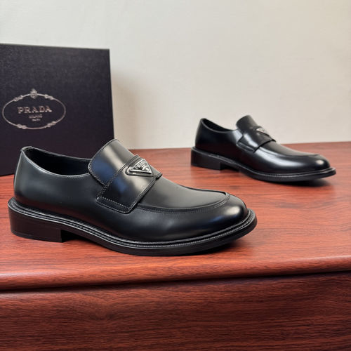 Prada Patent Leather Penny Loafers