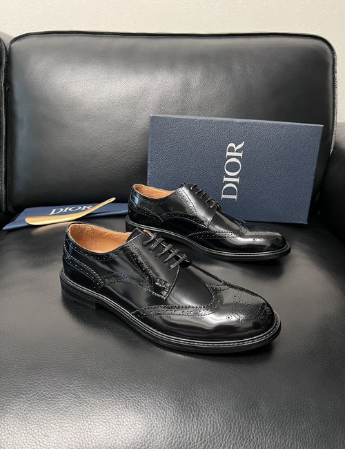 Christian Dior CD Premium Calfskin Dress Shoes