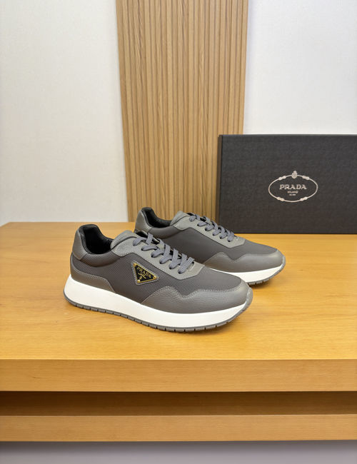 Prada Premium Leather Casual Sneakers