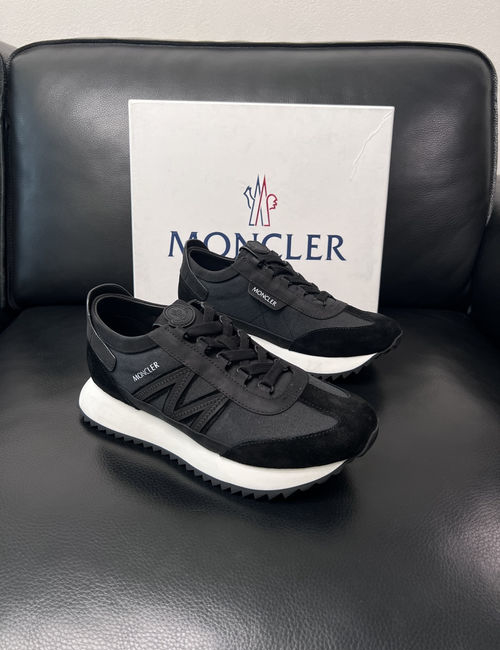 Moncler Genuine Leather Sneakers With Original Sole