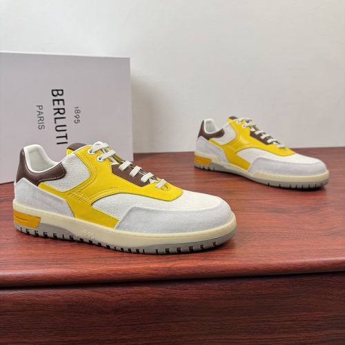 Berluti 1895 Limited Edition Stitched Leather Sneakers