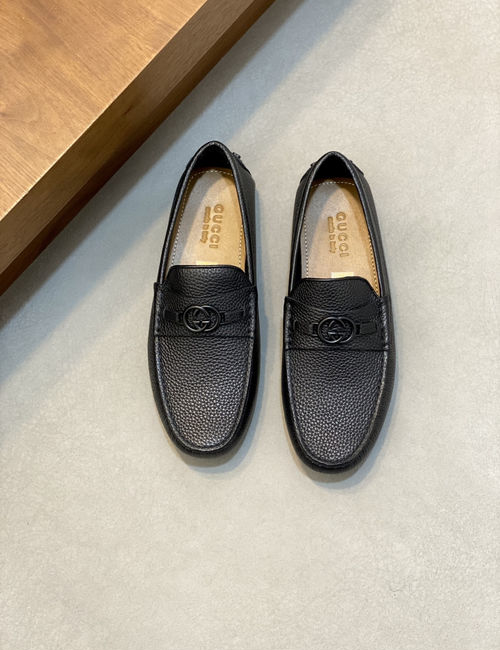 Gucci Horsebit Suede Leather Loafers Slip On Casual Shoes