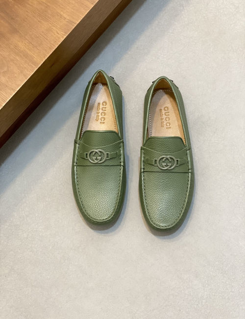 Gucci Horsebit Suede Leather Loafers Slip On Casual Shoes