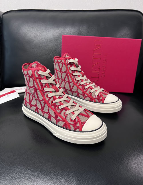 Valentino Color Block Leather Comfort Sneakers