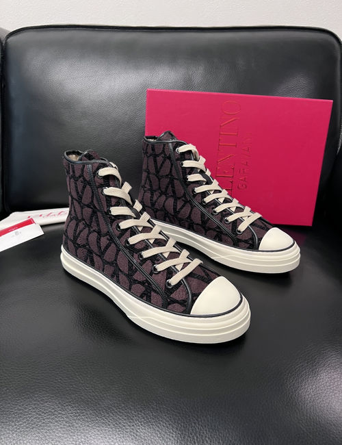 Valentino Color Block Leather Comfort Sneakers