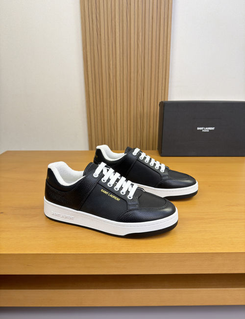 Yves Saint Laurent YSL Perforated Leather Casual Skate Shoes