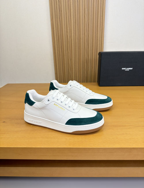 Yves Saint Laurent YSL Premium Casual Leather Sneakers With TPR Sole