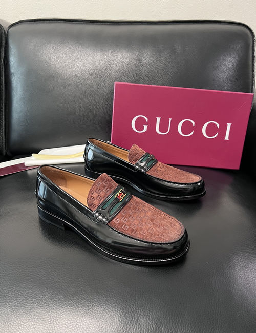 Gucci High Top Leather Casual Shoes