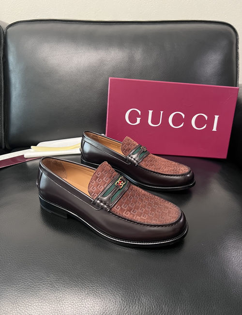 Gucci High Top Leather Casual Shoes
