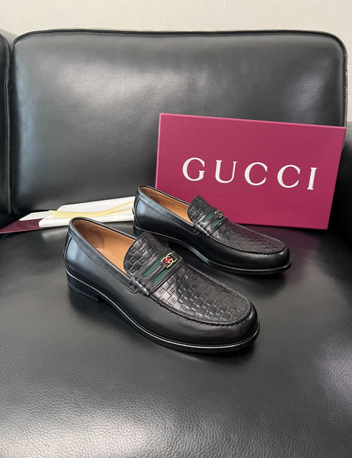Gucci High Top Leather Casual Shoes