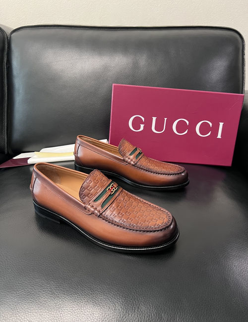 Gucci High Top Leather Casual Shoes