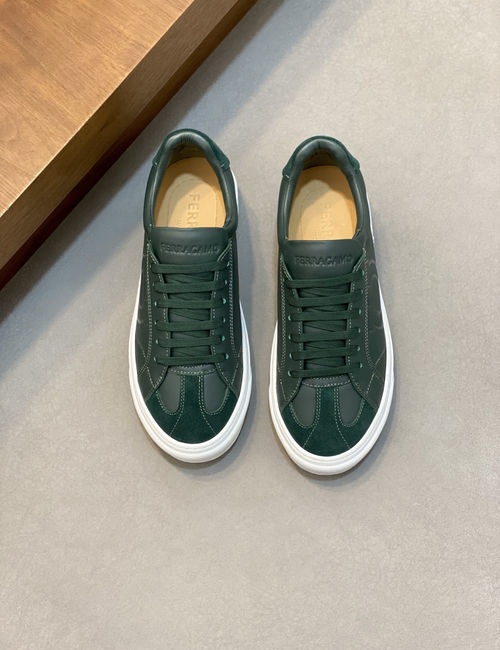 Ferragamo Gancini Low-top Casual Retro Shoes