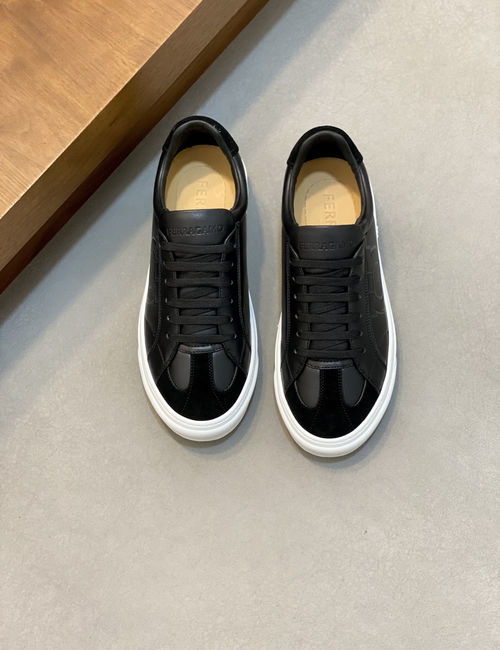 Ferragamo Gancini Low-top Casual Retro Shoes